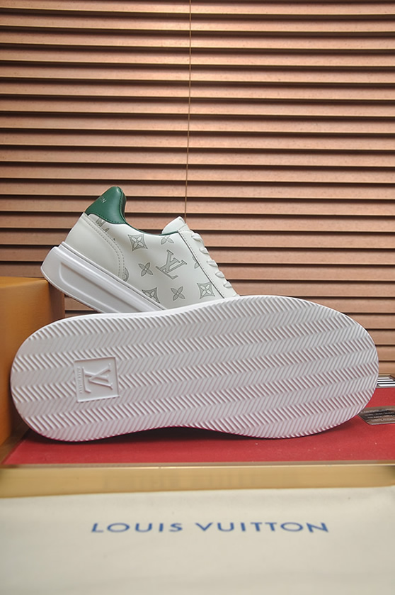 ルイヴィトン スニーカー モノグラム ホワイト グリーン shoes392 - 画像 (7)