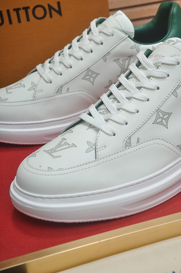 ルイヴィトン スニーカー モノグラム ホワイト グリーン shoes392 - 画像 (8)
