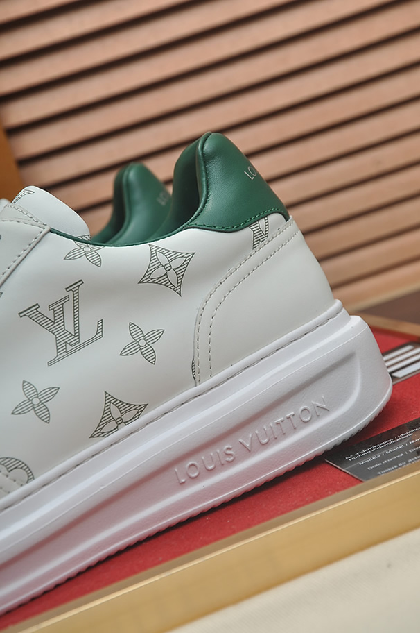 ルイヴィトン スニーカー モノグラム ホワイト グリーン shoes392 - 画像 (9)