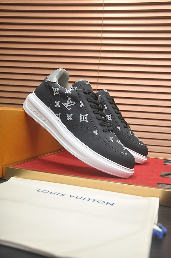 ルイヴィトン スニーカー モノグラム ダークグレー ホワイト shoes393 - 画像 (3)