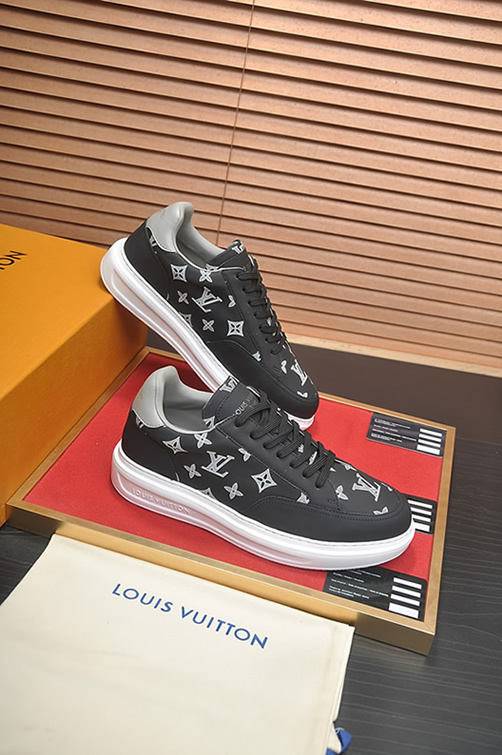 ルイヴィトン スニーカー モノグラム ダークグレー ホワイト shoes393 - 画像 (6)