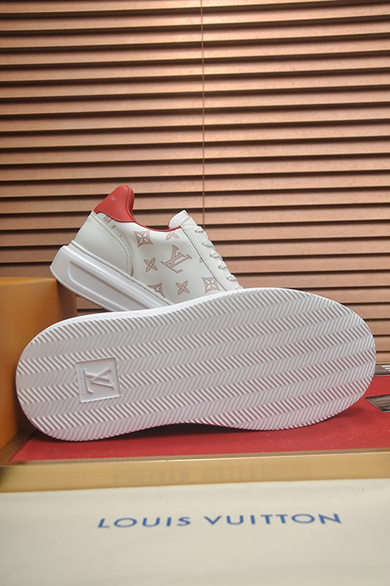 ルイヴィトン スニーカー モノグラム ホワイト レッド shoes394 - 画像 (7)