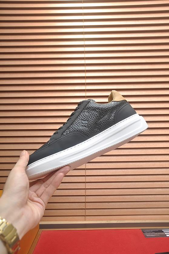 ルイヴィトン スニーカー モノグラム ブラック ベージュ shoes395 - 画像 (4)