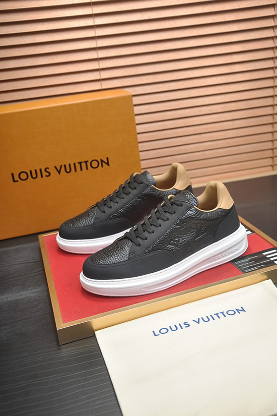 ルイヴィトン スニーカー モノグラム ブラック ベージュ shoes395 - 画像 (5)