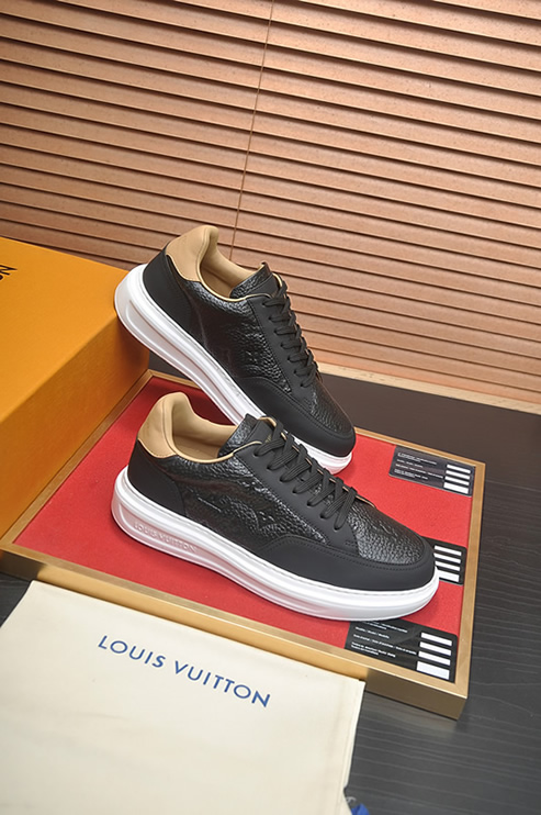 ルイヴィトン スニーカー モノグラム ブラック ベージュ shoes395 - 画像 (6)