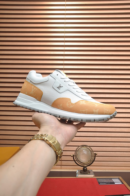 ルイヴィトン スニーカー ランアウェイ ホワイト イエロー shoes397