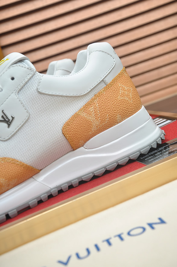 ルイヴィトン スニーカー ランアウェイ ホワイト イエロー shoes397 - 画像 (9)