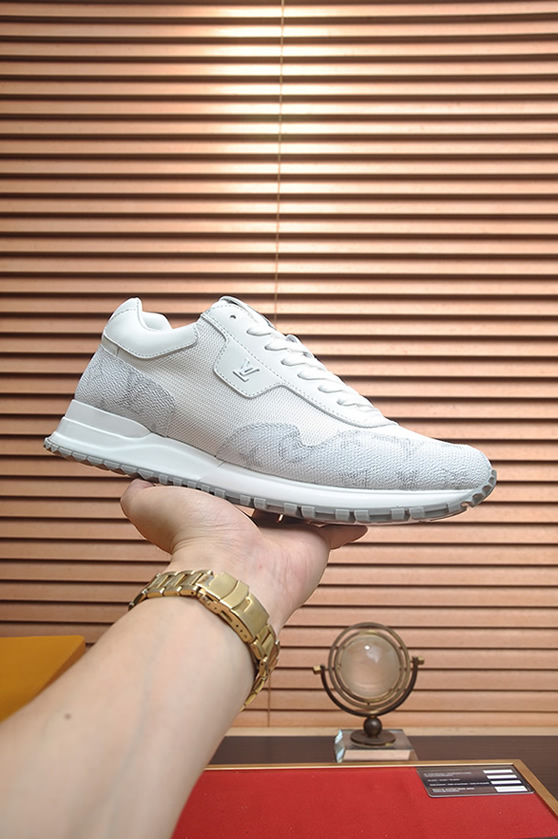 ルイヴィトン スニーカー ランアウェイ ホワイト グレー shoes398