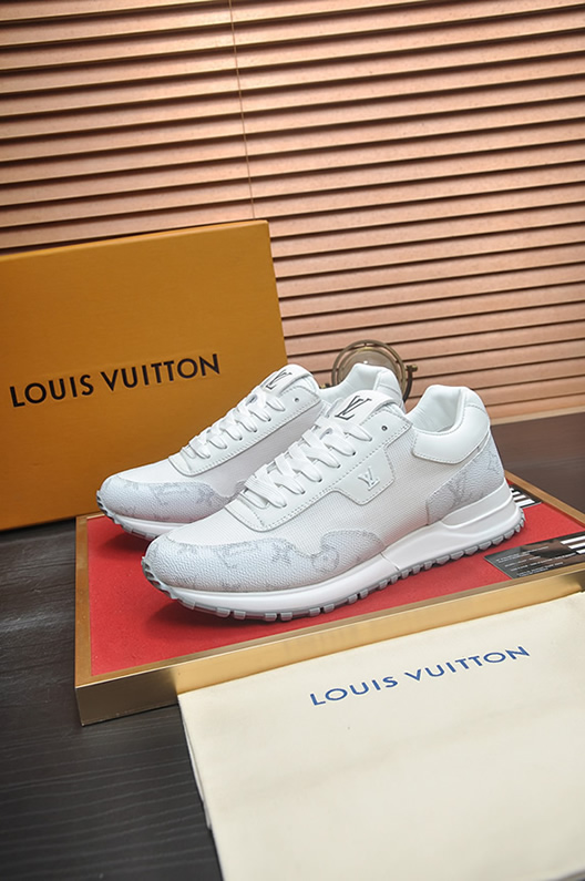 ルイヴィトン スニーカー ランアウェイ ホワイト グレー shoes398 - 画像 (4)