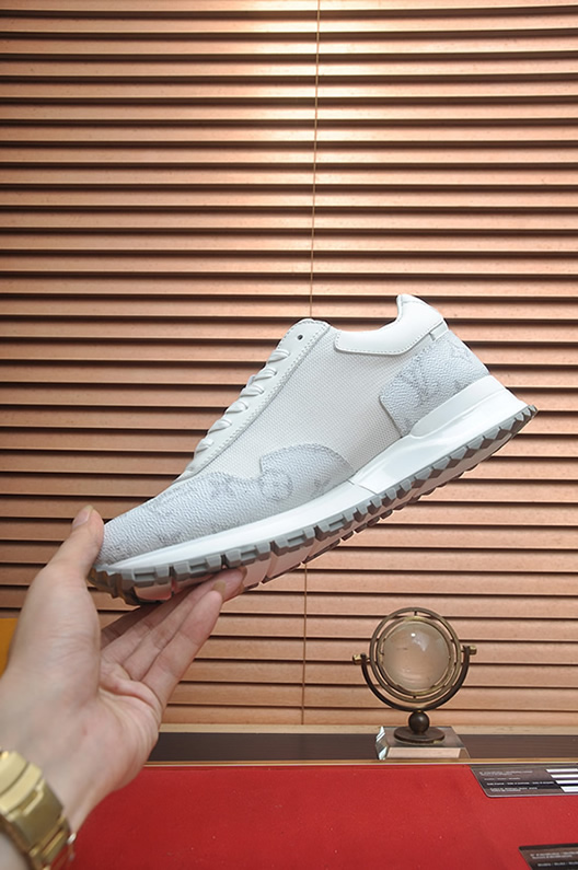 ルイヴィトン スニーカー ランアウェイ ホワイト グレー shoes398 - 画像 (5)
