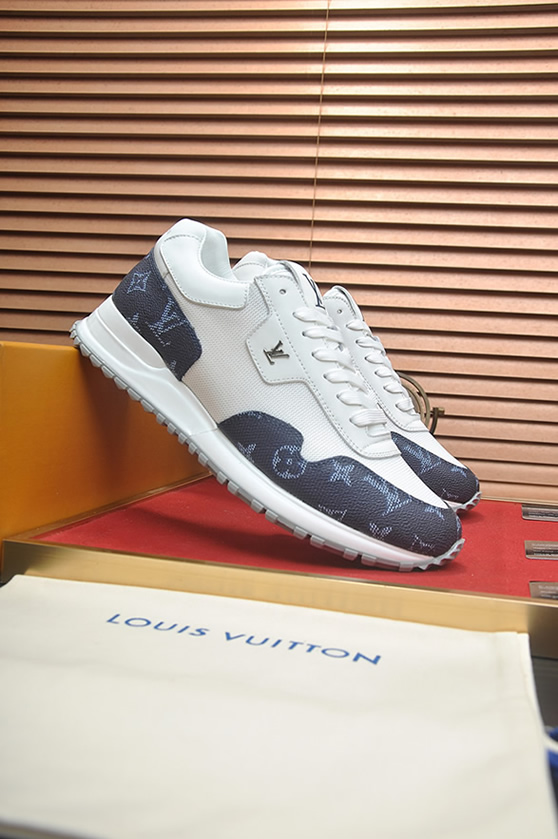 ルイヴィトン スニーカー ランアウェイ ホワイト ネイビー shoes399 - 画像 (3)