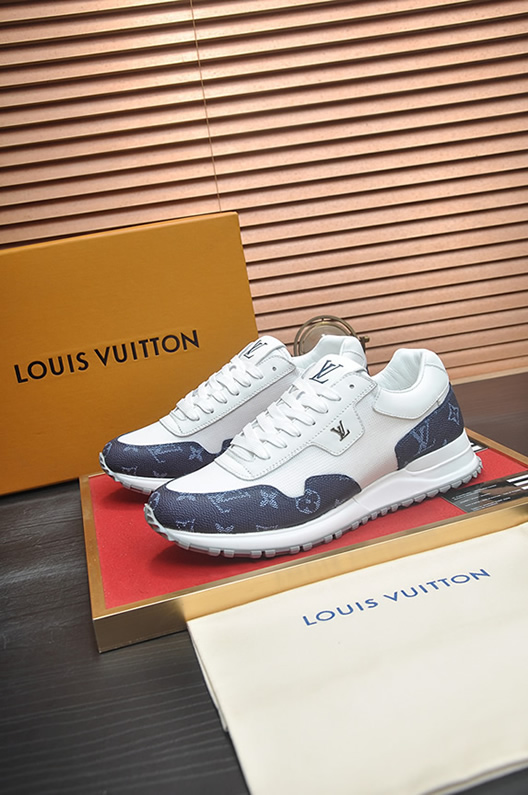 ルイヴィトン スニーカー ランアウェイ ホワイト ネイビー shoes399 - 画像 (4)