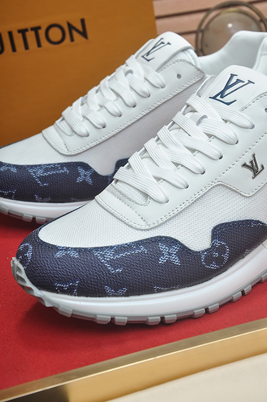 ルイヴィトン スニーカー ランアウェイ ホワイト ネイビー shoes399 - 画像 (8)