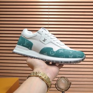 ルイヴィトン スニーカー ランアウェイ ホワイト グリーン shoes400