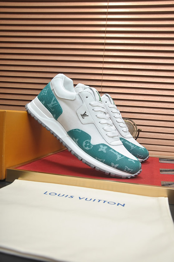 ルイヴィトン スニーカー ランアウェイ ホワイト グリーン shoes400 - 画像 (3)