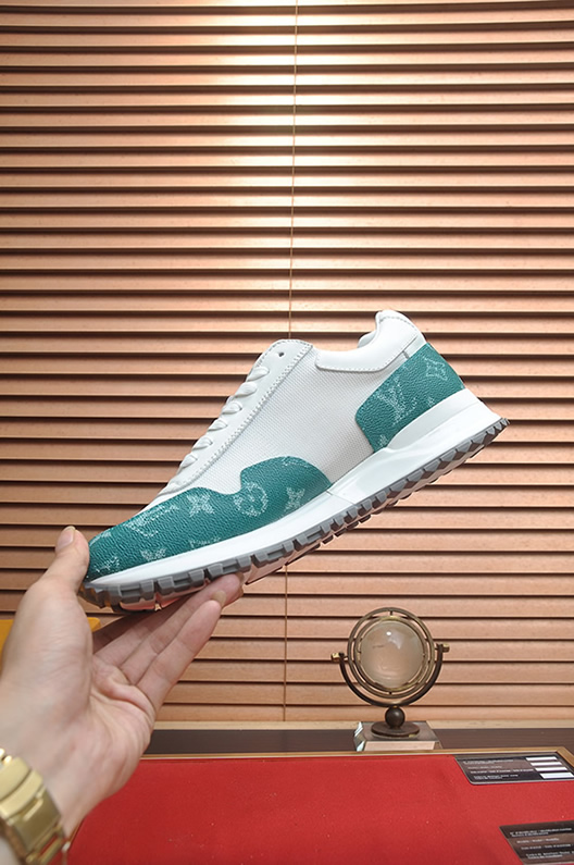 ルイヴィトン スニーカー ランアウェイ ホワイト グリーン shoes400 - 画像 (5)