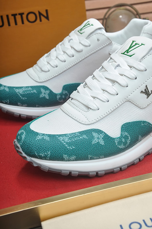 ルイヴィトン スニーカー ランアウェイ ホワイト グリーン shoes400 - 画像 (8)