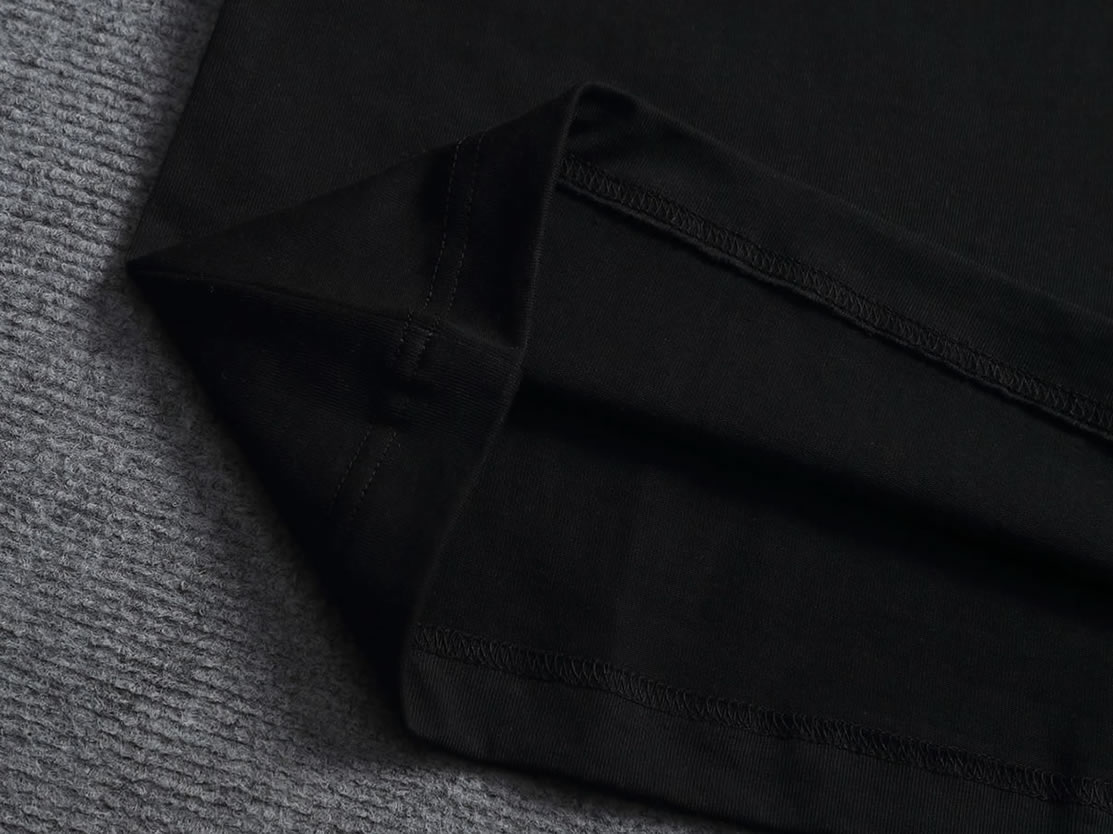 モンクレール Tシャツ 半袖 クルーネック ブラック FS342 - 画像 (6)