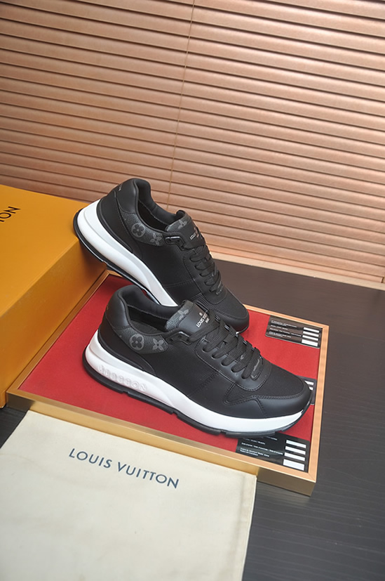 ルイ・ヴィトン スニーカー ランアウェイ・ライン ブラック shoes413 - 画像 (6)