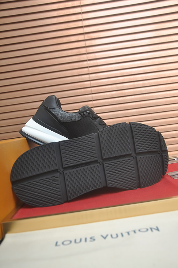 ルイ・ヴィトン スニーカー ランアウェイ・ライン ブラック shoes413 - 画像 (7)