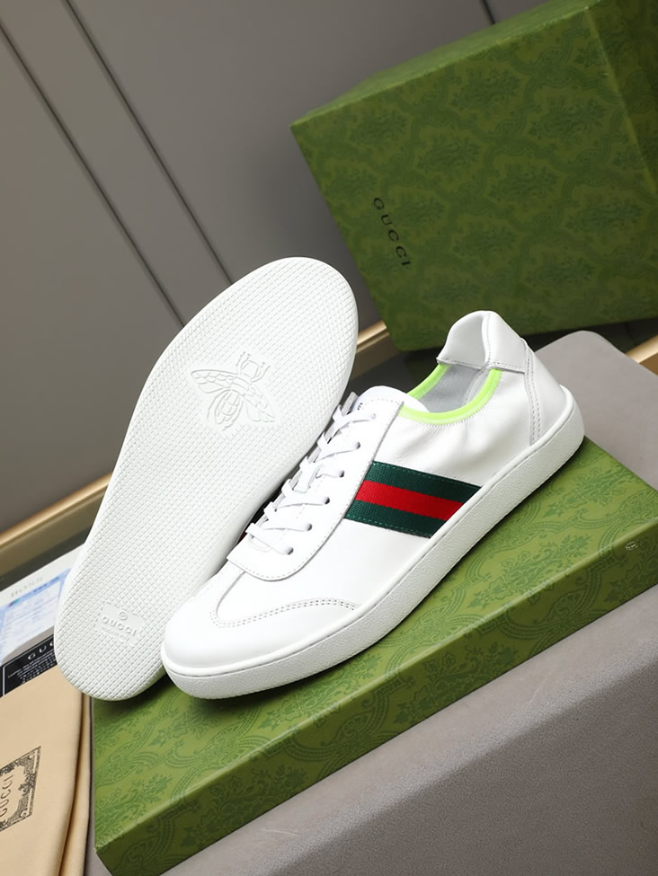 グッチ スニーカー エース ローカット ホワイト shoes416 - 画像 (3)