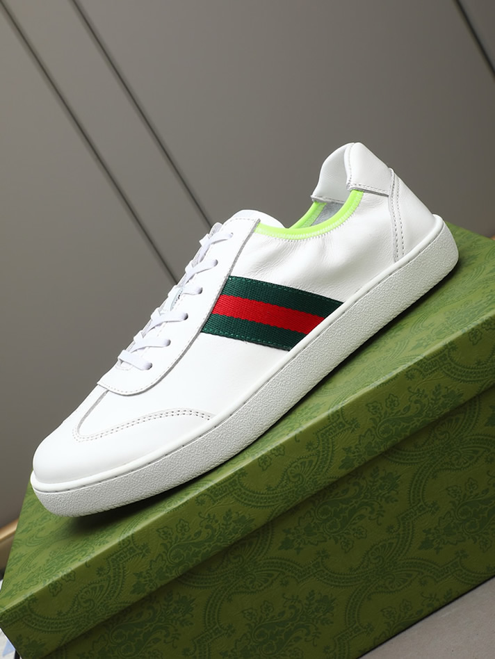 グッチ スニーカー エース ローカット ホワイト shoes416 - 画像 (5)