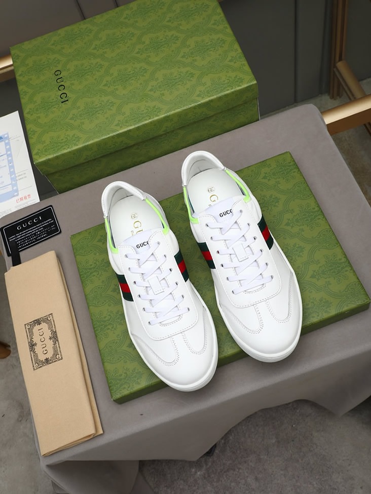グッチ スニーカー エース ローカット ホワイト shoes416 - 画像 (7)