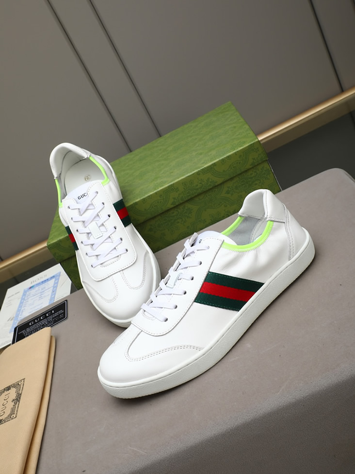グッチ スニーカー エース ローカット ホワイト shoes416 - 画像 (8)
