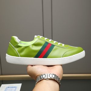 グッチ スニーカー エース ローカット ライトグリーン shoes417