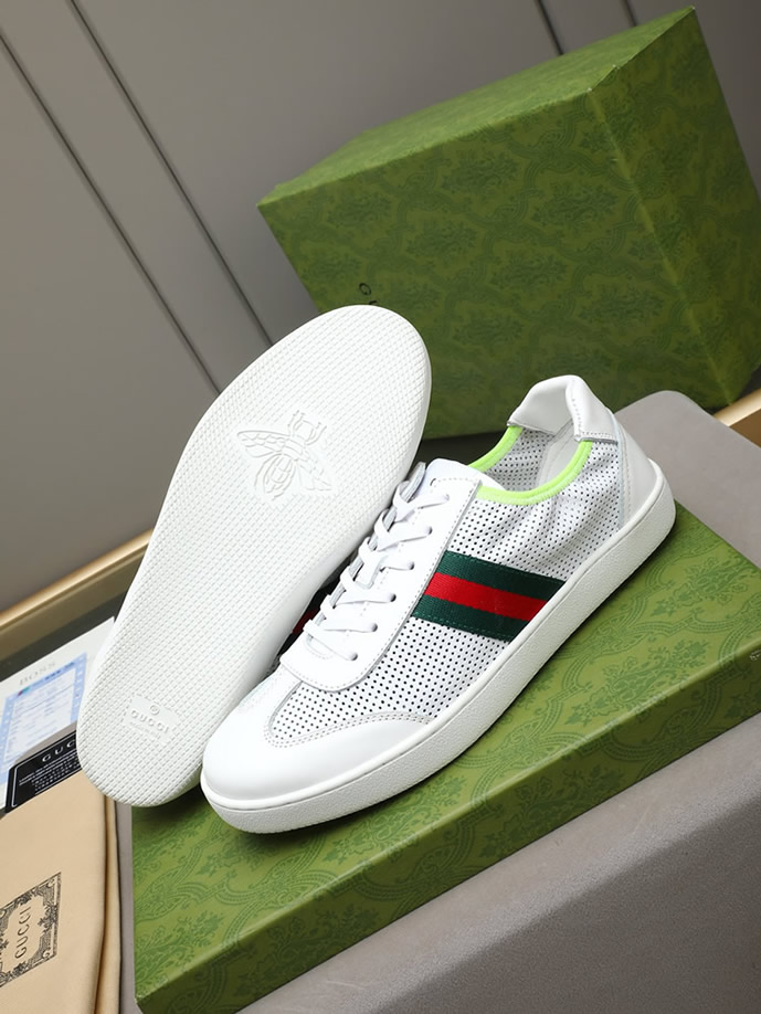 グッチ スニーカー エース ローカット ホワイト shoes418 - 画像 (3)