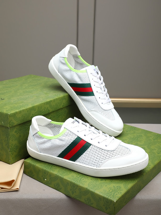 グッチ スニーカー エース ローカット ホワイト shoes418 - 画像 (4)