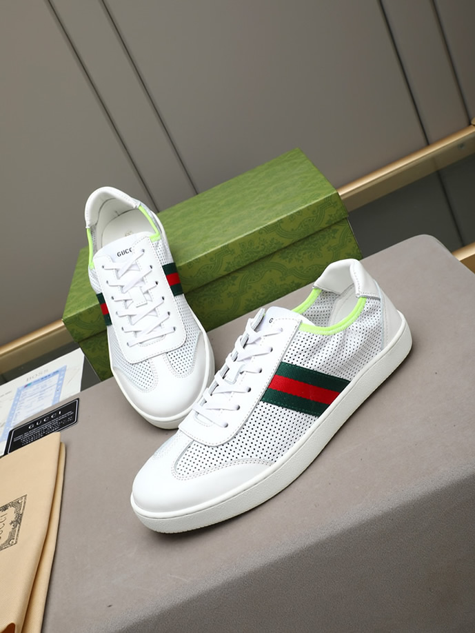 グッチ スニーカー エース ローカット ホワイト shoes418 - 画像 (7)