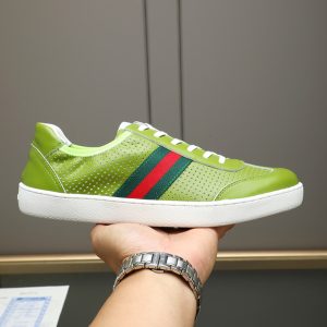 グッチ スニーカー エース ローカット ライトグリーン shoes421