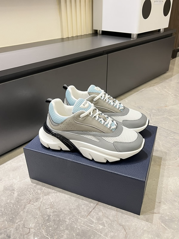 ディオール スニーカー B22 ローカット グレー shoes422 - 画像 (3)