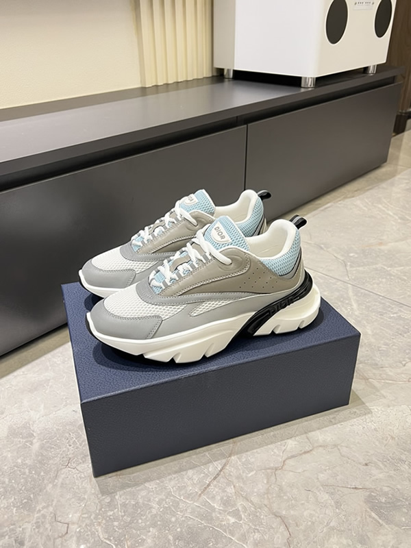 ディオール スニーカー B22 ローカット グレー shoes422