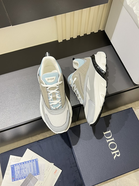 ディオール スニーカー B22 ローカット グレー shoes422 - 画像 (4)