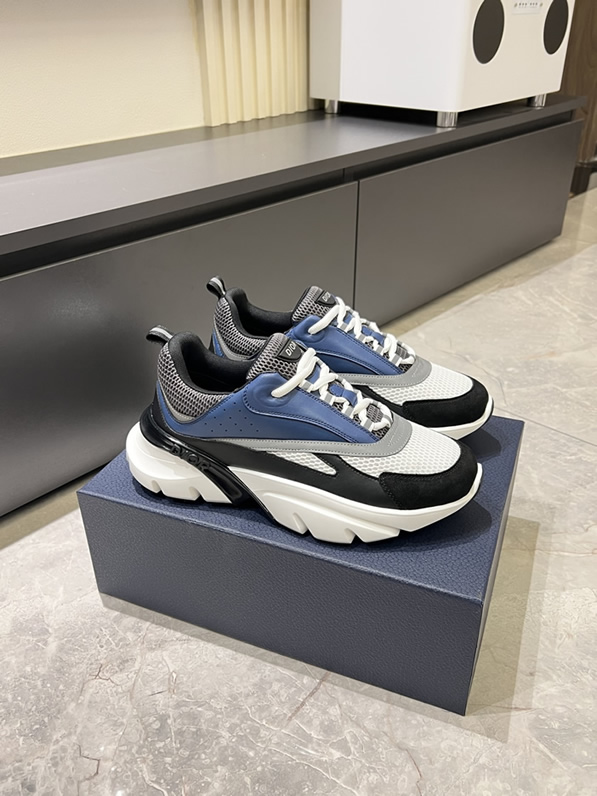 ディオール スニーカー B22 ローカット ブルー shoes424 - 画像 (3)