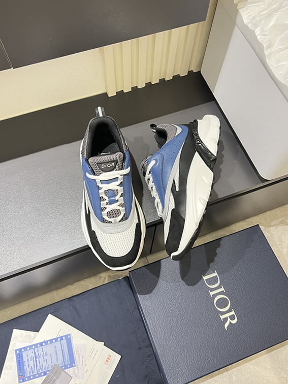 ディオール スニーカー B22 ローカット ブルー shoes424 - 画像 (4)