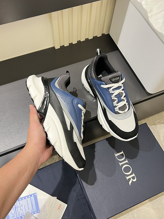 ディオール スニーカー B22 ローカット ブルー shoes424 - 画像 (6)