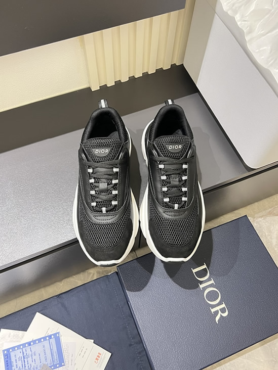 ディオール スニーカー B22 ローカット ブラック shoes425 - 画像 (2)