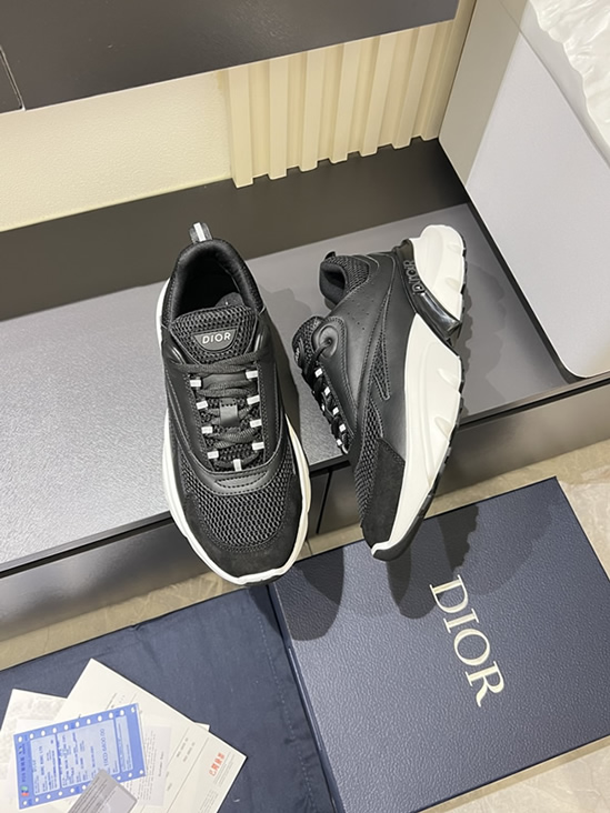 ディオール スニーカー B22 ローカット ブラック shoes425 - 画像 (4)