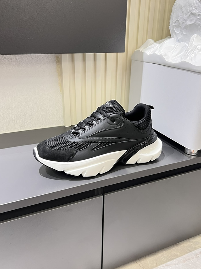 ディオール スニーカー B22 ローカット ブラック shoes425 - 画像 (5)