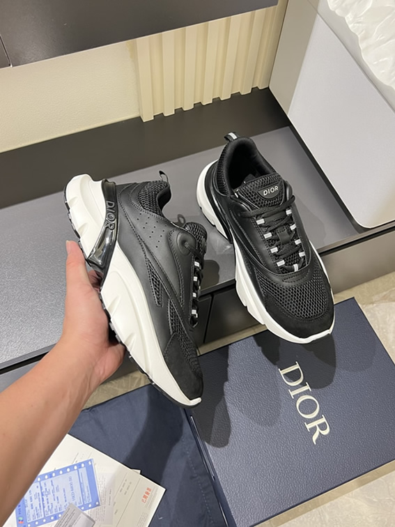 ディオール スニーカー B22 ローカット ブラック shoes425 - 画像 (6)