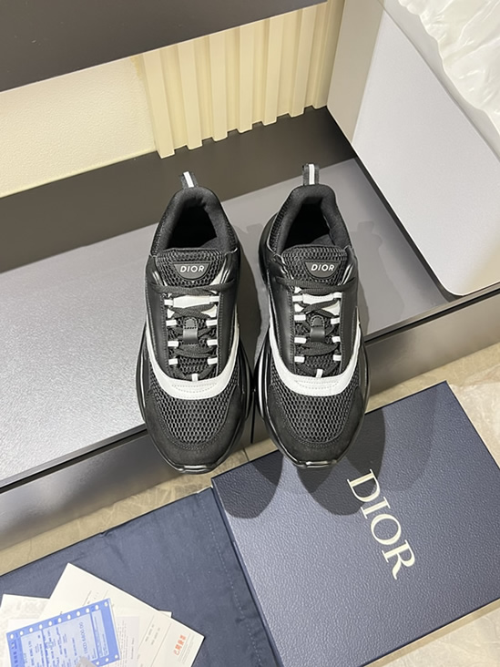 ディオール スニーカー B22 ローカット ブラック shoes426 - 画像 (3)