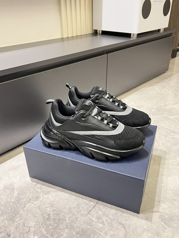 ディオール スニーカー B22 ローカット ブラック shoes426 - 画像 (4)