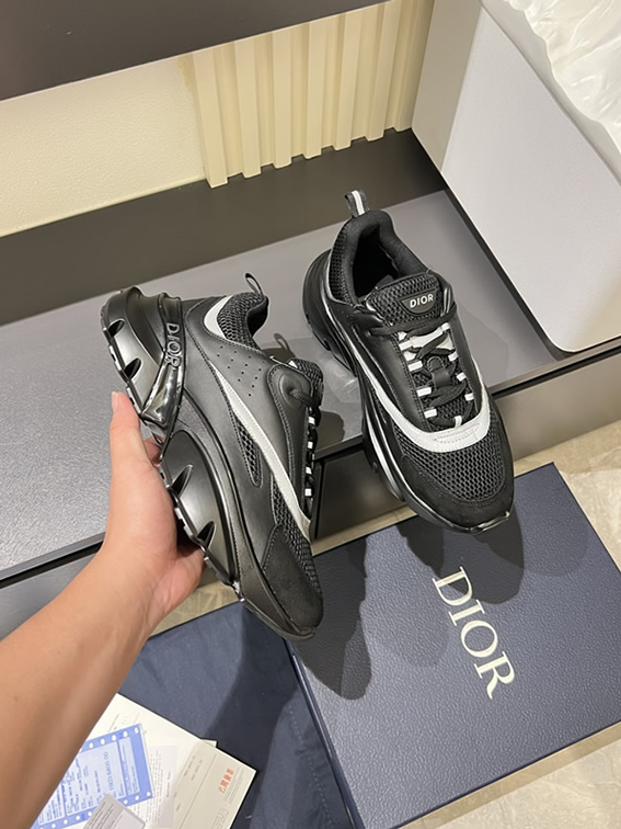 ディオール スニーカー B22 ローカット ブラック shoes426 - 画像 (7)