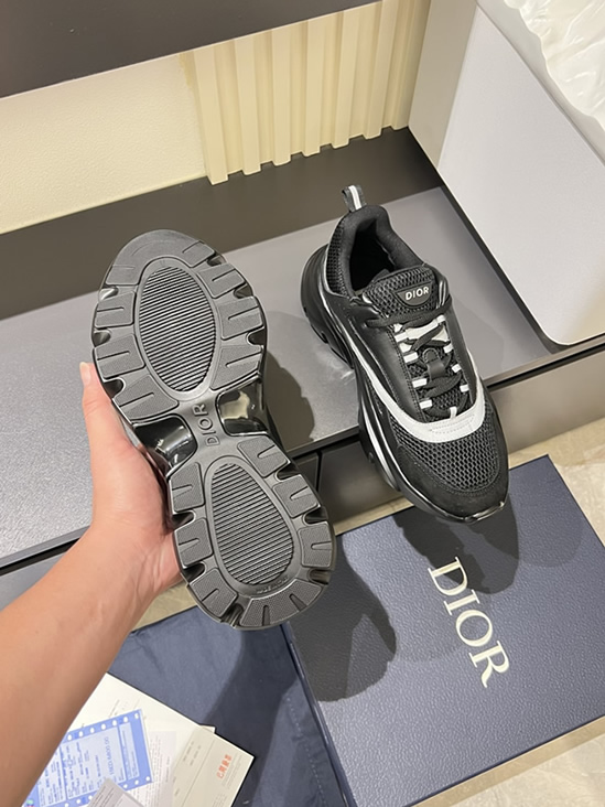 ディオール スニーカー B22 ローカット ブラック shoes426 - 画像 (8)