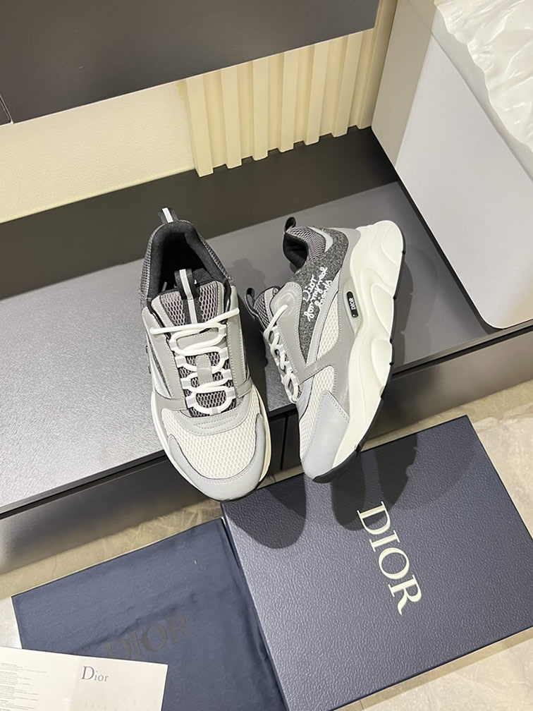 ディオール スニーカー B25 ローカット グレー shoes428 - 画像 (4)
