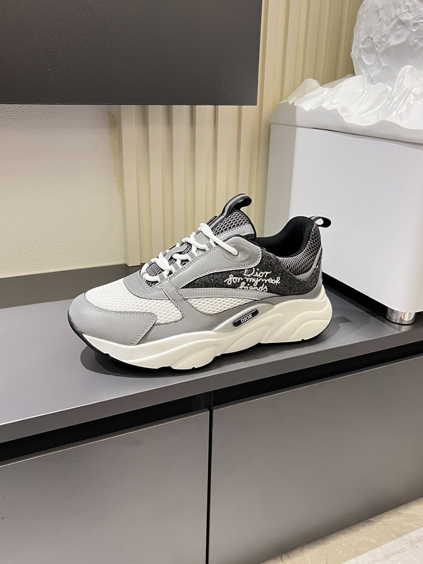ディオール スニーカー B25 ローカット グレー shoes428 - 画像 (5)