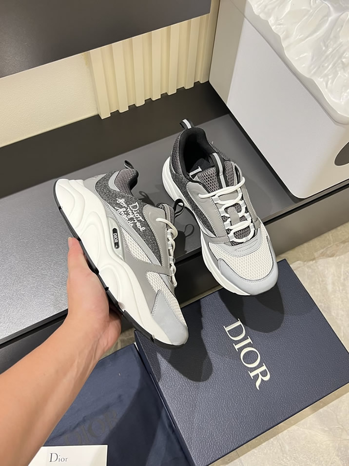 ディオール スニーカー B25 ローカット グレー shoes428 - 画像 (6)